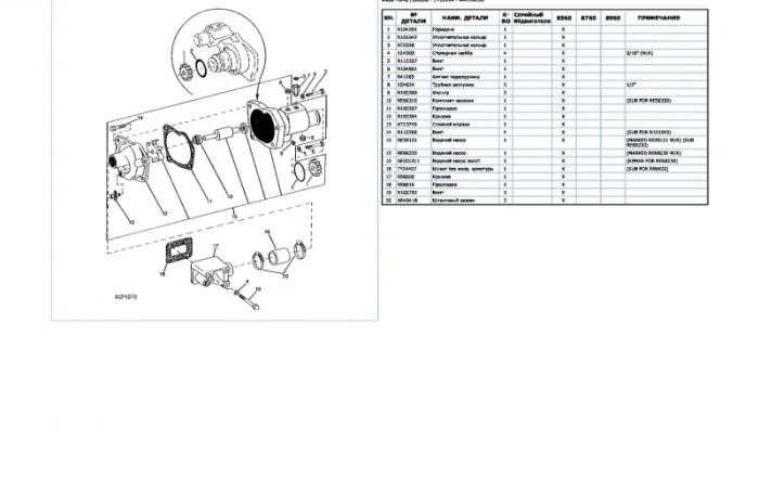 Каталог запчастей Джон Дир 8760 - John Deere 8760 на русском языке в печатном виде- фото № 2
