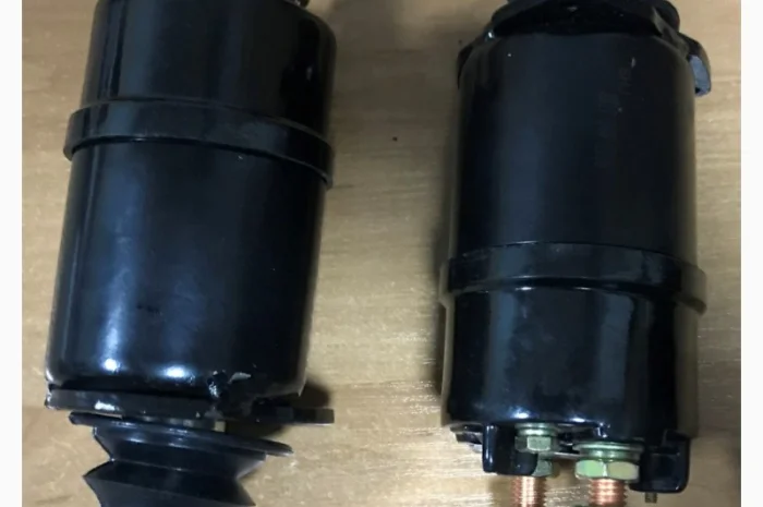 Статор (обмотка), втягивающее реле, якорь, щетки, щеточный узел стартера двигателей WD615- фото № 1