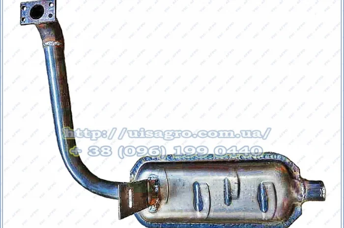 Глушитель трактора Т-16 (СШ20.19.054) с трубой- фото № 1