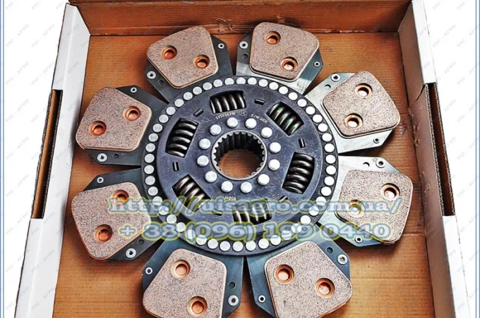 Диск сцепления ведомый ХТЗ-17021, 17221 (DEUTZ, ММЗ) лепестковый (пр-во Luk) 335034310- фото № 1