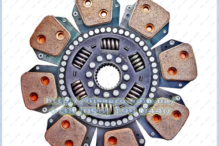 Диск сцепления ведомый ХТЗ-17021, 17221 (DEUTZ, ММЗ) лепестковый (пр-во Luk) 335034310- фото № 2