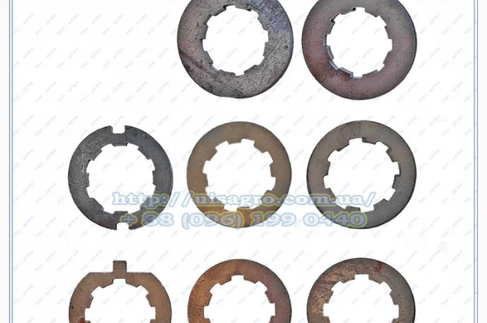 Комплект шайб регулировки реверса КПП Т-25Ф (ХТЗ) 42 мм 8 шлицов- фото № 2