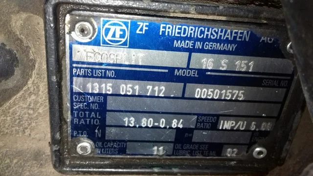 Коробка отбора мощности КОМ на ZF-1- фото № 4