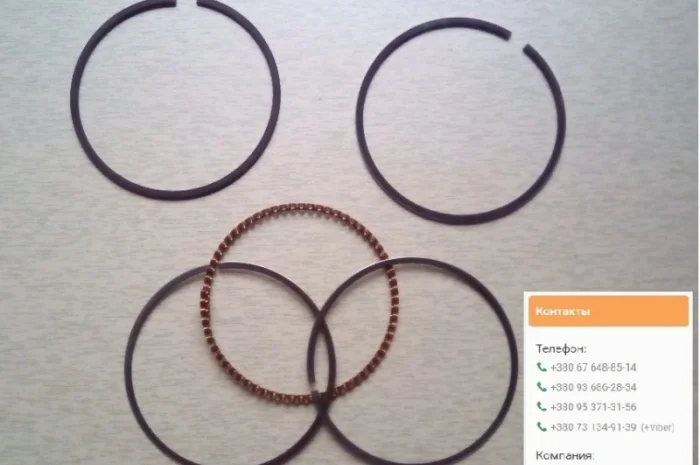 Продам 168F - кольца 68 мм мотоблок- фото № 1