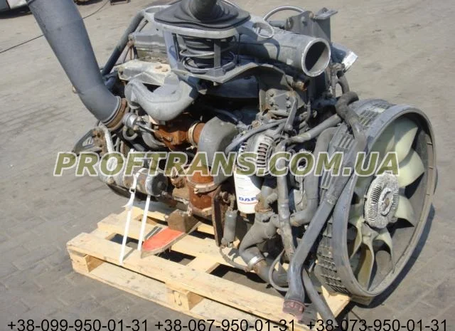 Двигатель DAF CF 65 PACAR, 6-х цилиндровый, мотор ДАФ СФ 65- фото № 1
