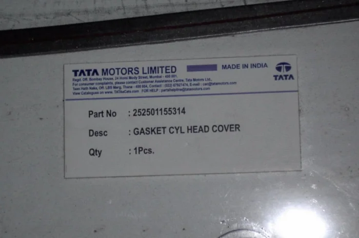 Прокладка клапанной крышки автобусов ТАТА, I-VAN, ЭТАЛОН двигателя E-2- фото № 3