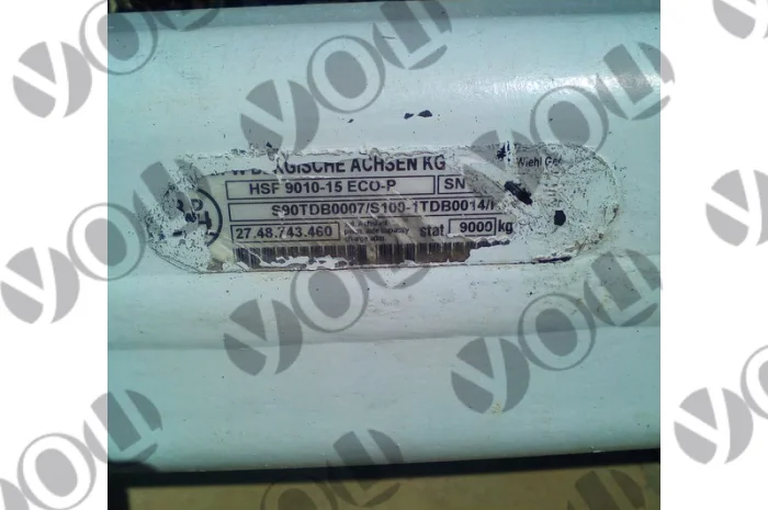 Ось BPW ECO Plus для прицепа BPW 2748743460 + запчасти к оси- фото № 3