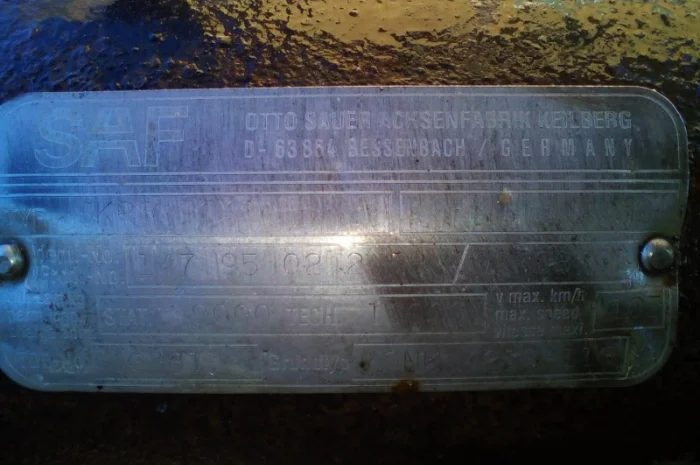 Ось, вісь SAF для полуприцепа SKRS 9042 1479502258 SNK 4218-11S- фото № 2