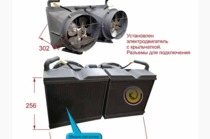 Радиатор калорифера с диффузором- фото № 1