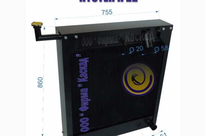 Радиатор охлаждения погрузчика HYSTER H 22- фото № 1