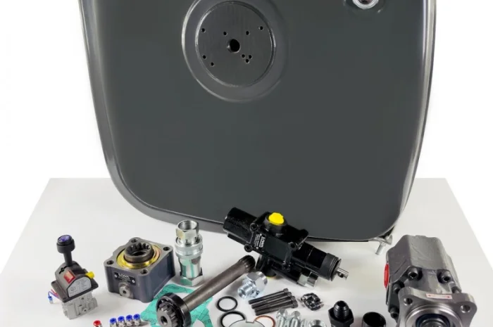 Комплект гідравліки на тягач Daf, MAN з КПП ZF з боковим сталевим баком- фото № 5