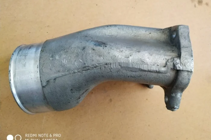 Патрубок воздушный ЯМЗ 236 238- фото № 1