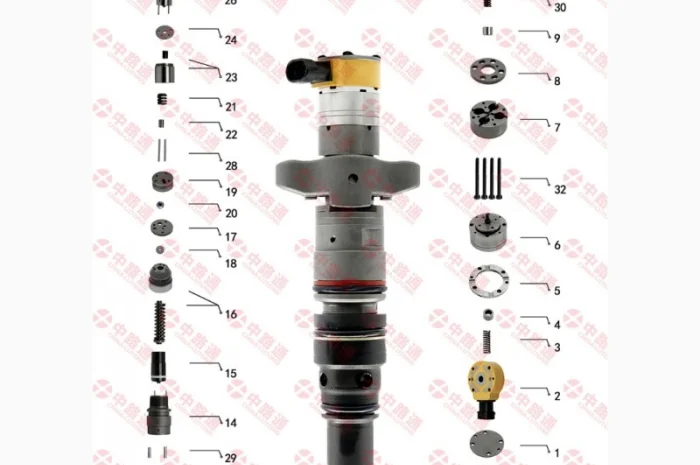Fit for CAT C7 nozzle 221F426554 fit for CAT C7-C9 Injector Body- фото № 1