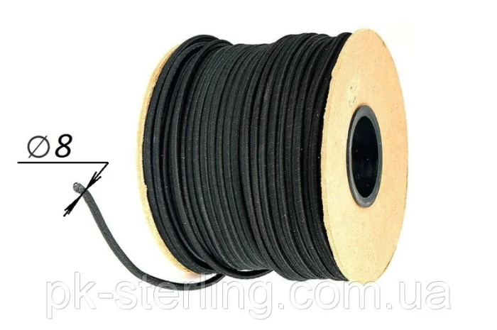 Резинка тента (эспандер), шнур резиновый на грузовые авто, на кузов, борта- фото № 1