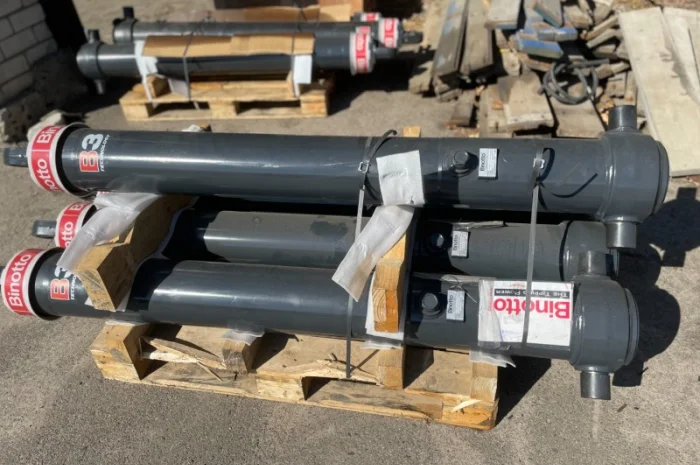 Гидроцилиндр для самосвала полуприцепа Binotto- фото № 2
