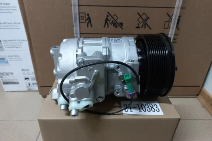 Компрессор кондиционера 7SBU16C комбайна CLAAS Jaguar 743645.2, 00 0743 645 2, 2009404050- фото № 3