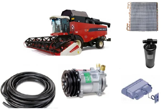 Радиатор кондиционера на комбайн 565x570x45 ДОН 1500, Славутич, ХТЗ, Бизон, Обрий, Лан- фото № 13