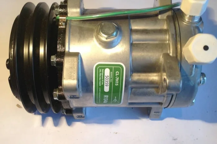 Компрессор кондиционера SD5H14 комбайн Дон 1500Б 24В (01-001100-00)- фото № 3