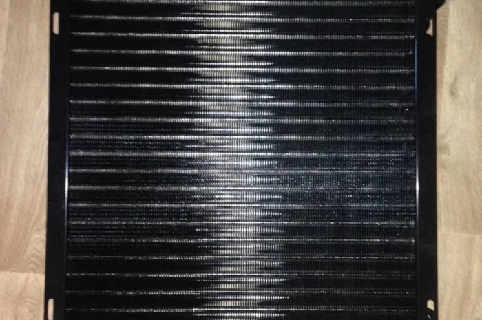 Радиатор конденсатор кондиционера комбайна Claas Mega 203 204 Клаас 565x570x45- фото № 7