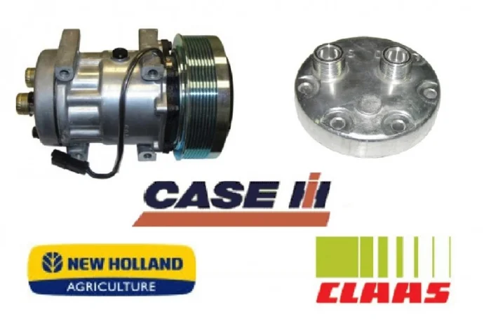 Компрессор кондиционера Claas Lexion 7H15 8PV (0007963460)- фото № 3