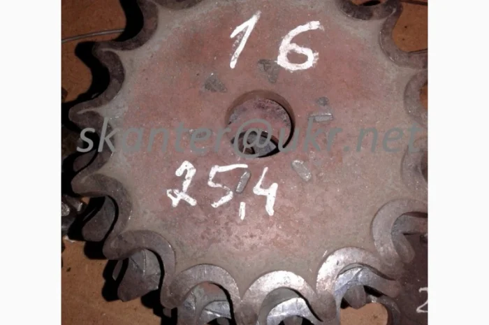 Звездочка зірочка крок t=25.4 зуб =16- фото № 1