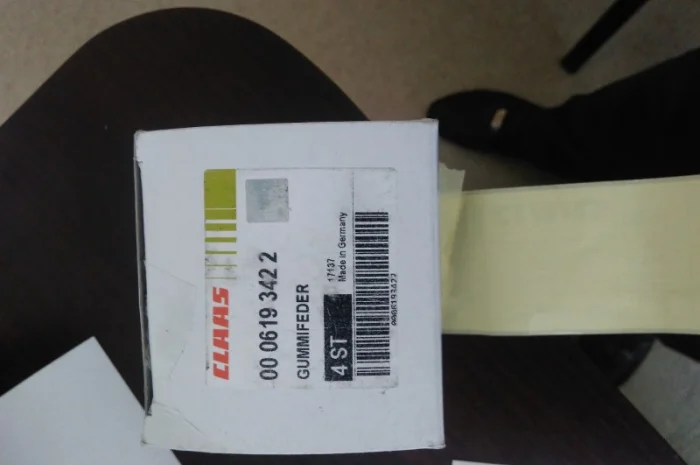 РЕССОРА резиновая 0006193422 Claas оригинал- фото № 2