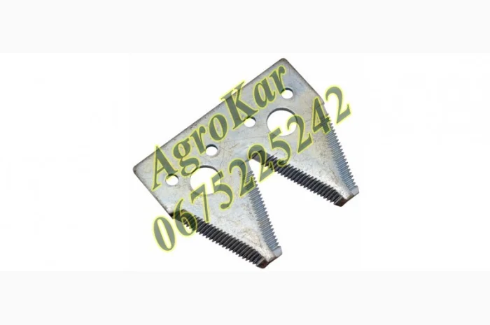 H153329 сегмент двойной ножа жатки (мелкая насечка), JD600R/F/FD- фото № 1