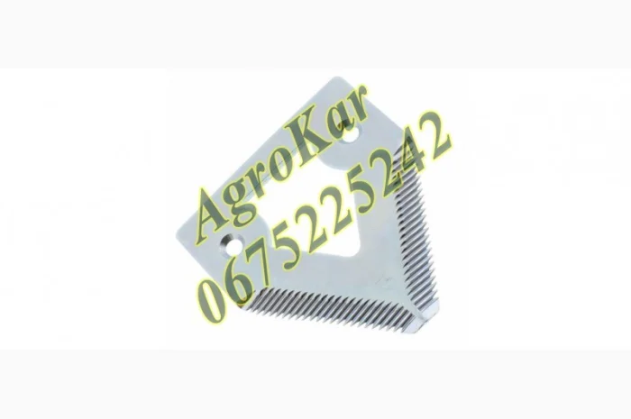 H207929, H136807 Сегмент ножа жатки (мелкая насечка) JD 900- фото № 1