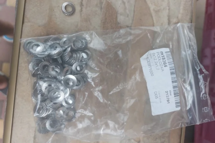 Шайба с насечкой 6x12, 2x1, 2 м6 100шт m18364- фото № 1