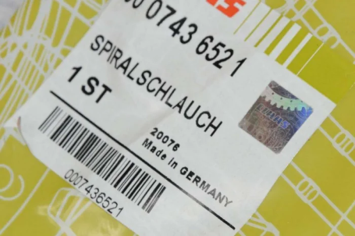 Шланг спиральный D54х2300 (Original) 0007436521 лексион 580- фото № 2