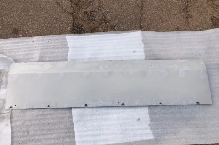 Продам панель жатки John Deere правая, АН 214218, нержавеющая сталь- фото № 1