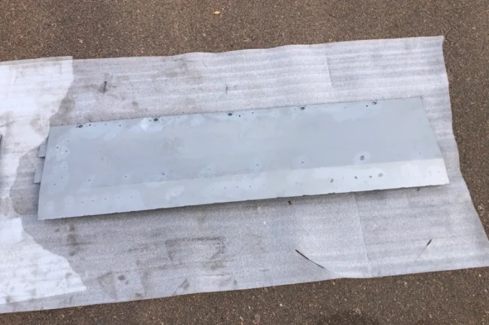 Продам панель жатки John Deere центральная, АН 214214, нержавеющая сталь- фото № 1