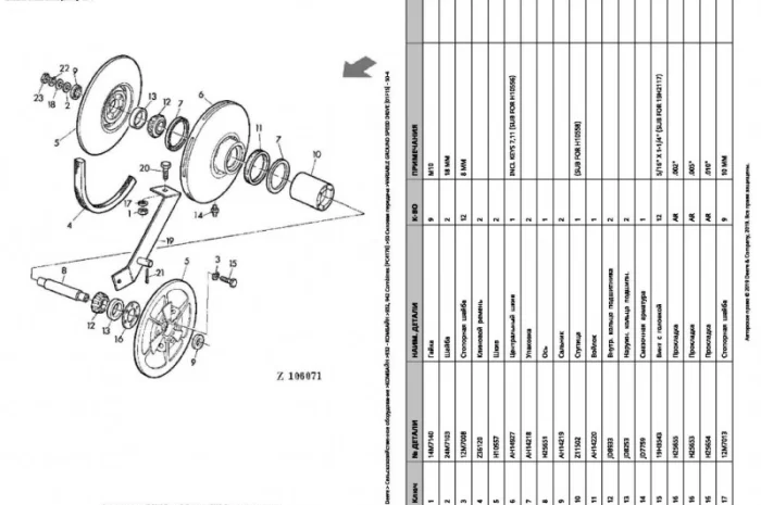 Книга каталог запчастей Джон Дир 932 - John Deere 932 на русском языке- фото № 2