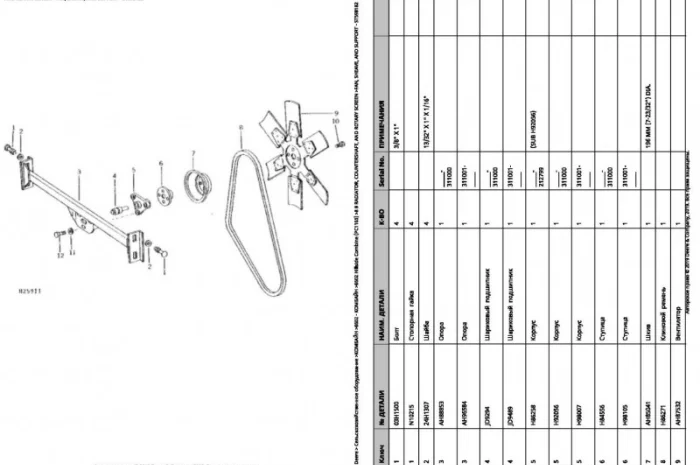 Книга каталог запчастей Джон Дир 6602 - John Deere 6602 на русском языке- фото № 2