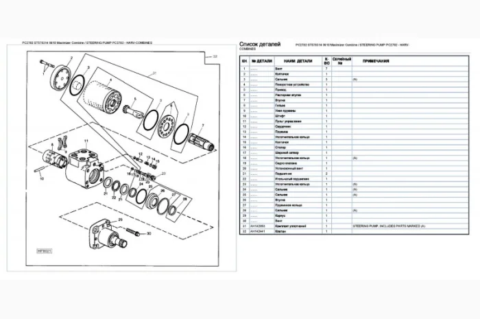 Каталог запчастей Джон Дир 9610 - John Deere 9610 на русском языке- фото № 2