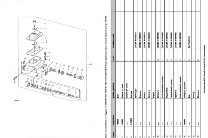 Книга каталог запчастей Джон Дир 6622 - John Deere 6622 на русском языке- фото № 2
