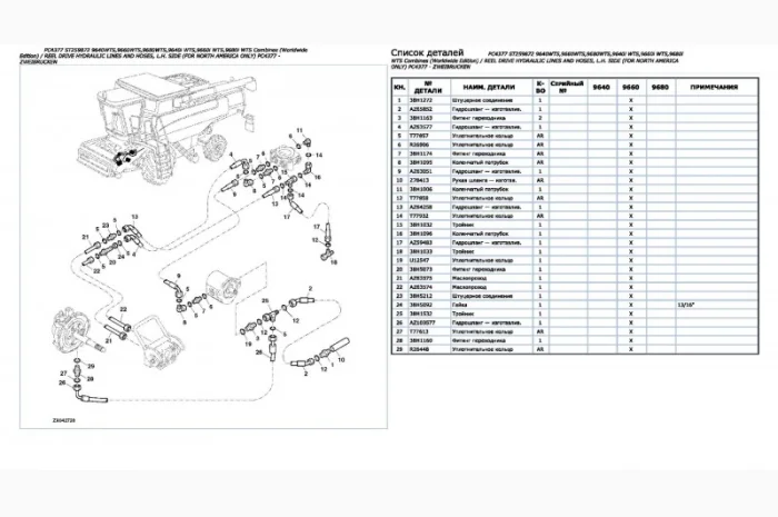 Каталог запчастей Джон Дир 9640WTS - John Deere 9640WTS на русском языке в книжном виде- фото № 2