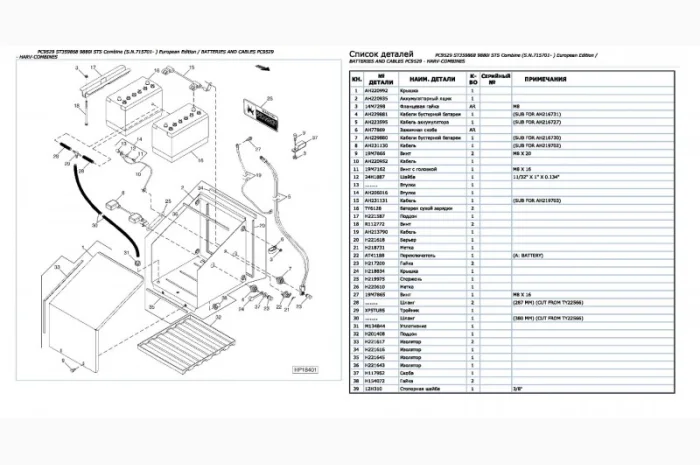 Каталог запчастей Джон Дир 9880STS- John Deere 9880STS на русском языке в печатном виде- фото № 1