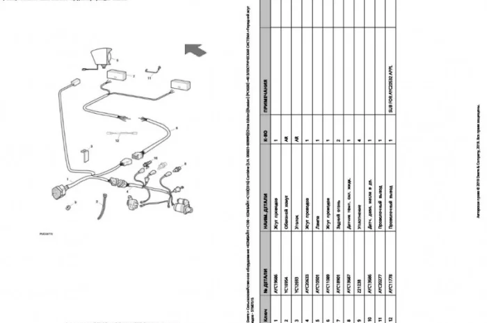 Каталог запчастей Джон Дир C100 - John Deere C100 книга на русском языке- фото № 2
