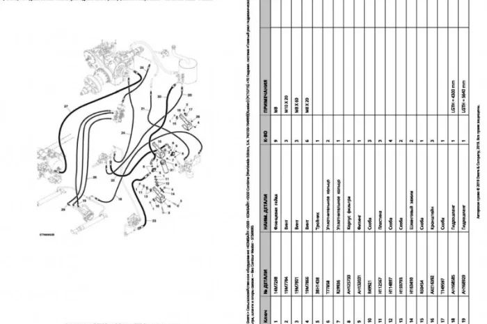 Книга каталог запчастей Джон Дир S550 STS - John Deere S550 STS на русском языке- фото № 2