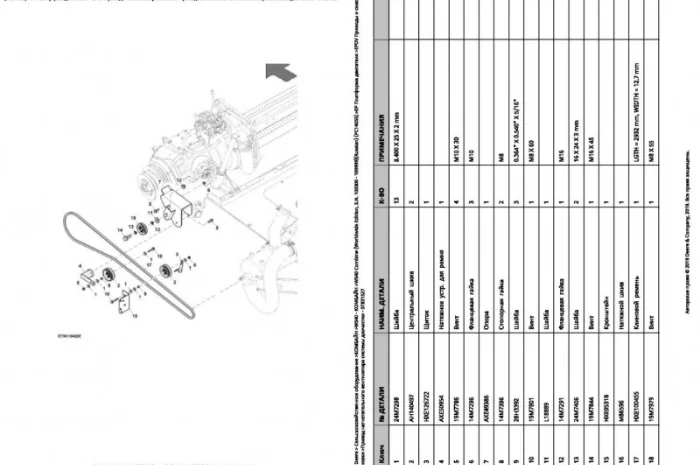 Каталог запчастей Джон Дир W540 - John Deere W540 на русском языке в книжном виде- фото № 2