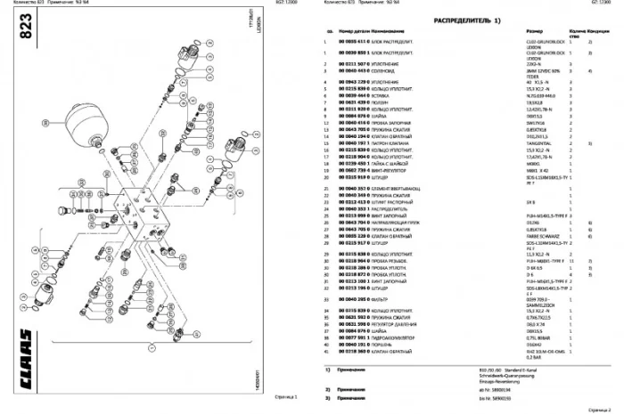 Каталог запчастей КЛААС Лексион 630 - CLAAS Lexion 630 в печатном виде на русском языке- фото № 2