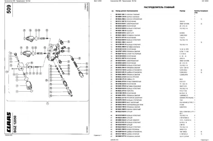Каталог запчастей КЛААС Лексион 470R - CLAAS Lexion 470R на русском языке в виде книги- фото № 2