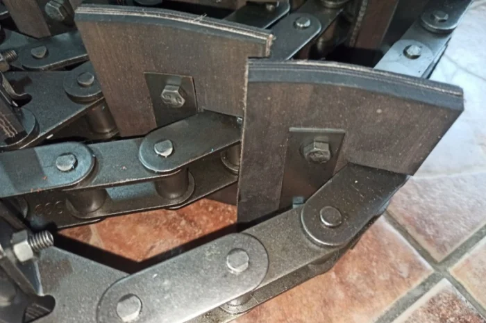 Скребковый транспортер элеватора колосового, зернового НИВА (Усиленная цепь на болтах)- фото № 2