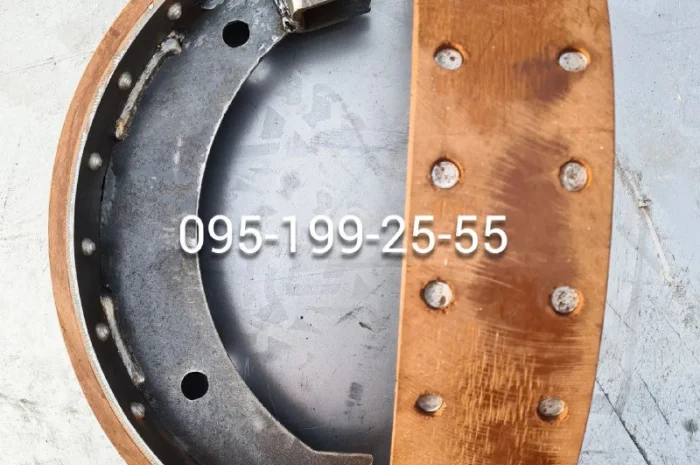 Колодка гальмівна 2ПТС-4; колодка гальмівна КТУ-10А- фото № 2