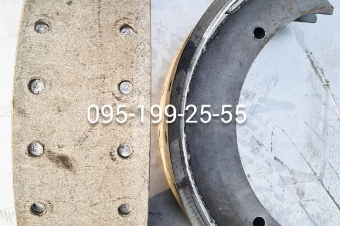 Колодка гальмівна 2ПТС-6- фото № 1