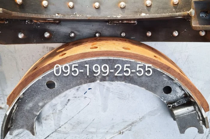 Колодка гальмівна 2ПТС-4, запчастини 2ПТС-4- фото № 3