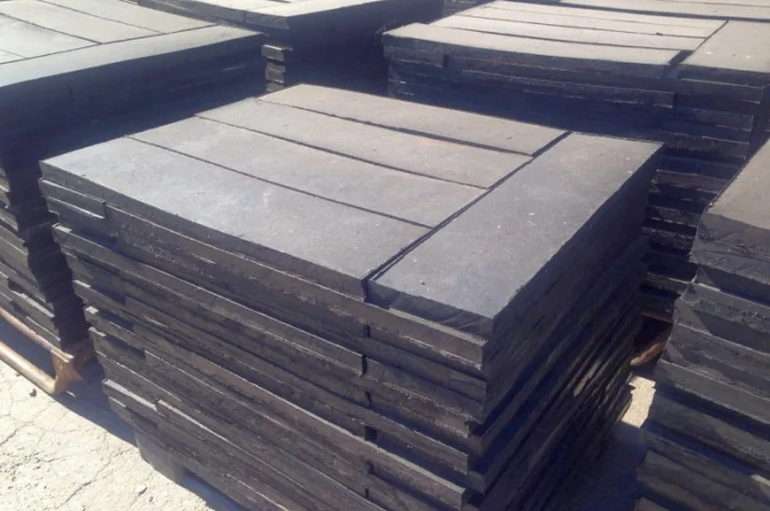 Плита резиновая для отвала 40х250х1000 усиленная- фото № 3