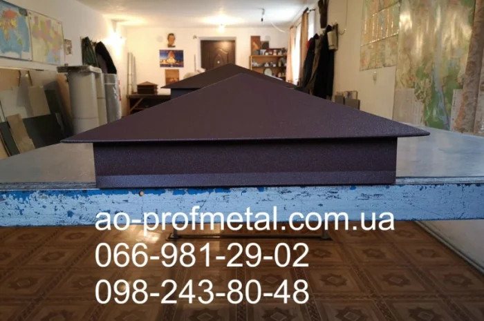 Колпаки 340*340, 350*350, 360*360, 370*370 а также любой размер колпака на столб забора- фото № 3