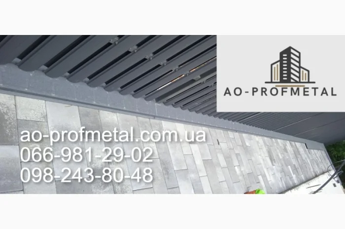 Накрывка на фундамент, Парапетная планка, Крышка парапета- фото № 1